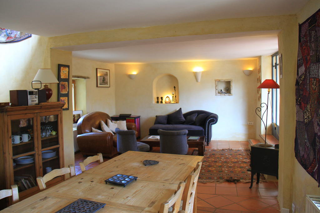 La Salamandre Bleue Villa Chantemerle-lès-Grignan Rom bilde